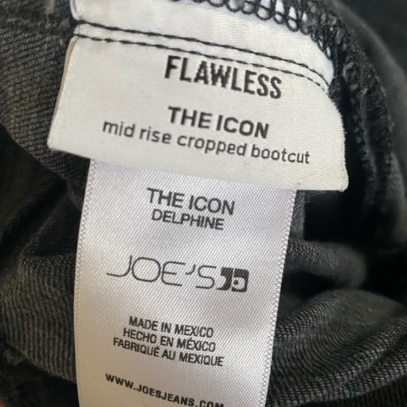 Joe's Jeans The Icon Mid Rise Crop Bootcut Maternity Jeans in Delphine - Picture 6 of 6